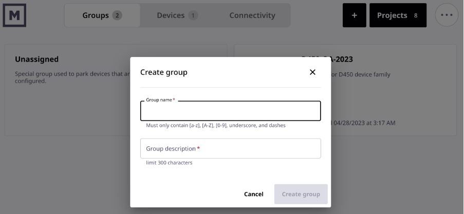 create group step